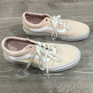 Vans Women’s Ward Low Top Pink Sneakers Size 9.5